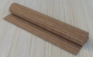 bambusová rohož hnědá